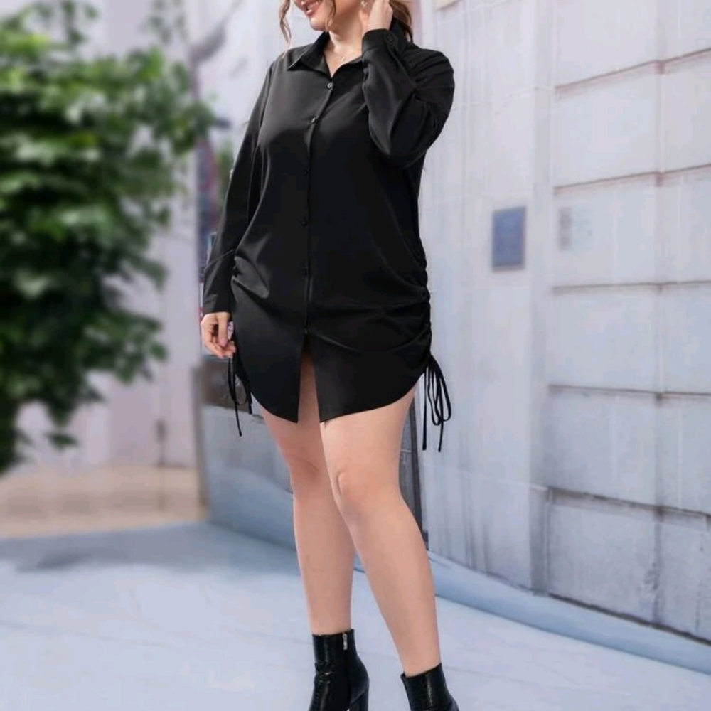 Black Shirt dress, never worn!